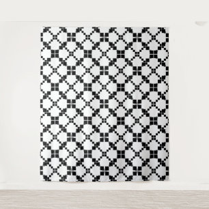 Tapete De Parede Preto e branco, geométrico, simples, em moda