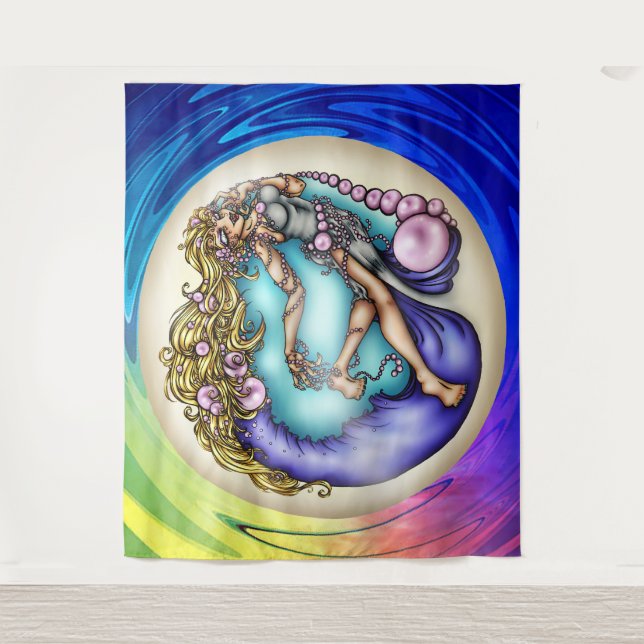 Tapete De Parede Pretty Little Pearl Tapestry (Frente)