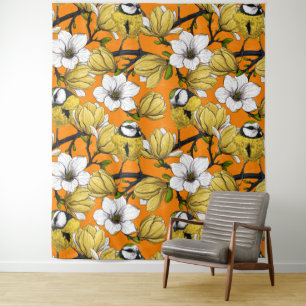 Tapete De Parede Primavera em amarelo