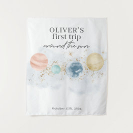 Tapete De Parede Primeira viagem em torno da faixa do primeiro aniv