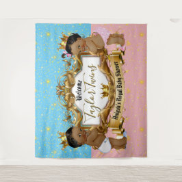 Tapete De Parede Príncipe Africano Real e Princesa Azul | Rosa Dour