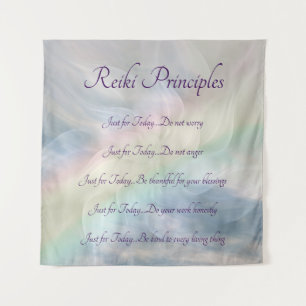 Tapete De Parede Princípios Reiki Rainbow Mandala design