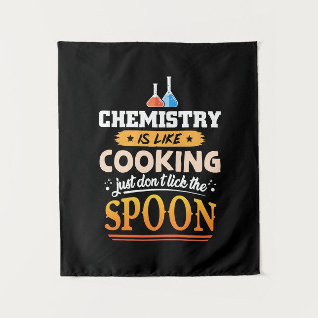 Tapete De Parede Professor de presentes | Química É Como Cozinhar (Frente)