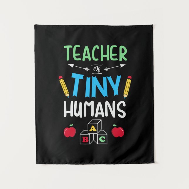 Tapete De Parede Professora Dotada Professora Minúscula Humana (Frente)