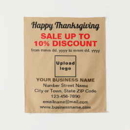 Tapete De Parede Promoção de Ação de Graças Empresarial em Tapeçari