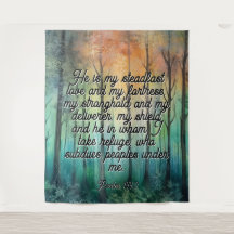 Psalm 144:2 Wedding Backdrop