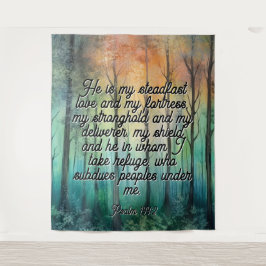 Tapete De Parede Psalm 144:2 Wedding Backdrop