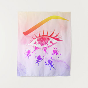 Tapete De Parede Psicodélica esquisita Trippy Hippie Horror