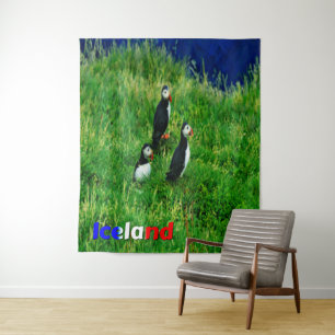 Tapete De Parede Puffins