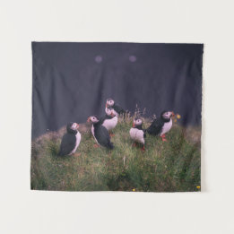 Tapete De Parede Puffins Atlântico