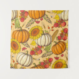 Tapete De Parede Pumpkin e Maple Deixa o padrão.