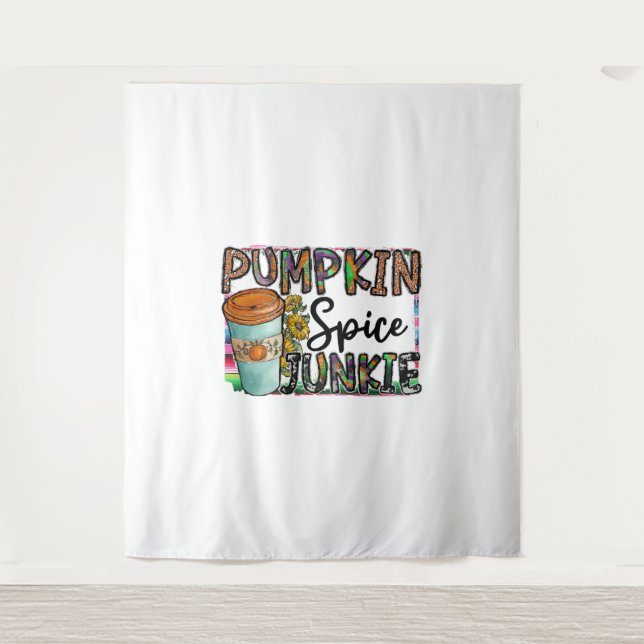 Tapete De Parede Pumpkin Spice Junkie (Frente)