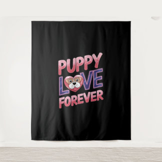 Tapete De Parede Puppy Love Forever Dog