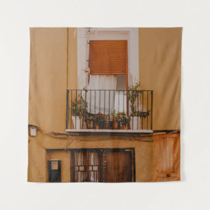 TAPETE DE PAREDE QUADRO DE JANELA DE MADEIRA MARCADA COM PLANTAS VE