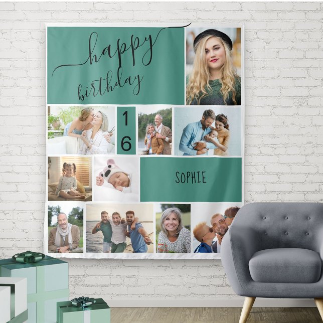 Tapete De Parede Qualquer Idade 10 Colagem de Fotos Personalizada V (Criador carregado)