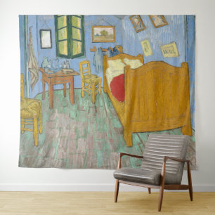 Tapete De Parede Quarto de Van Gogh em Arles - Clássico Amarelo & A