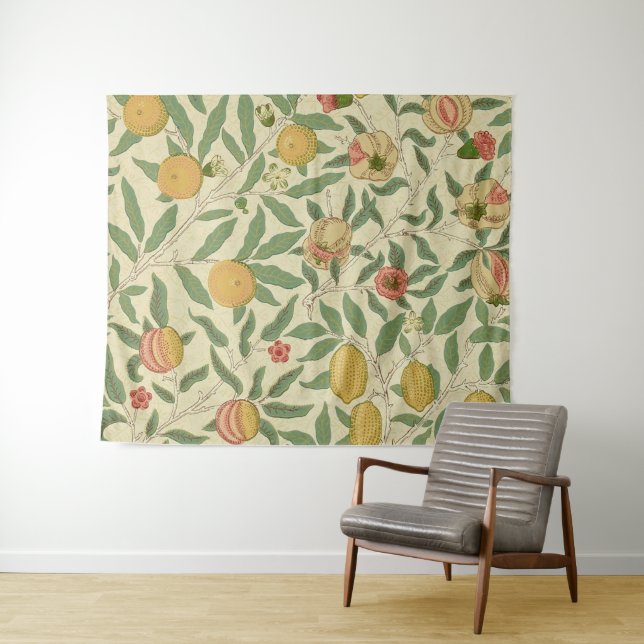 Tapete De Parede Quatro Frutas, William Morris (In Situ (Horizontal))