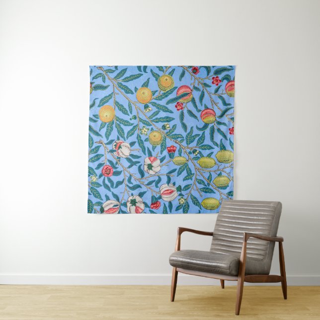 Tapete De Parede Quatro Frutas, William Morris (In Situ (Horizontal))