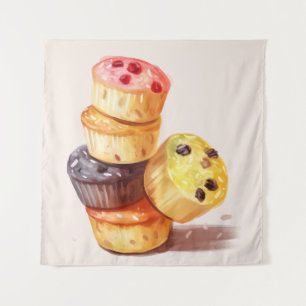 Tapete De Parede Queda da Torre Muffin