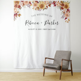 Tapete De Parede Queda floral WEDDING Backdrop Foto