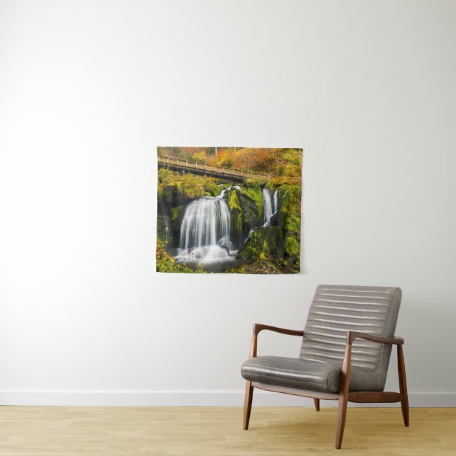 Tapete De Parede Quedas | Triberg Waterfall, Alemanha (In Situ (Horizontal))