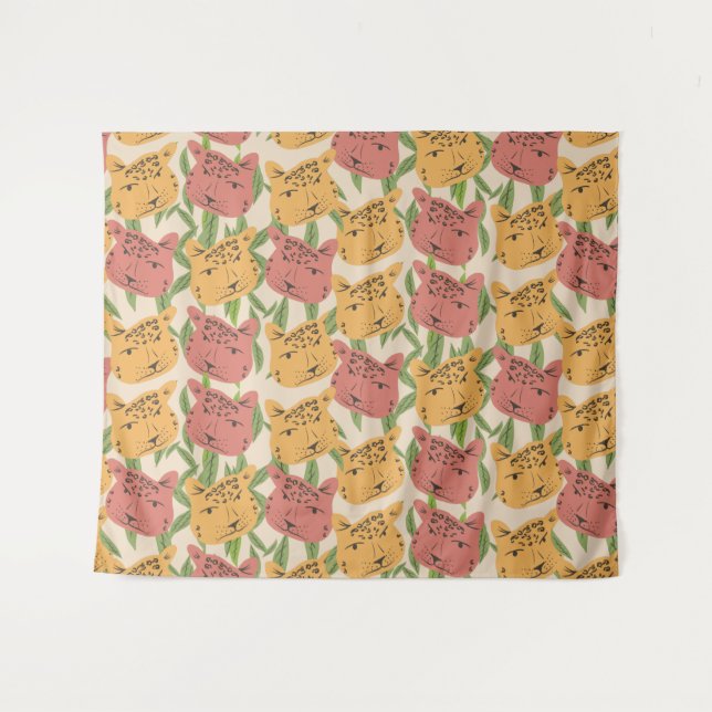 Tapete De Parede Queijos Selvagens Plantas Verdes (Frente (Horizontal))