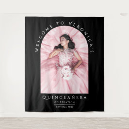 Tapete De Parede Quinceañera Foto de Clássicas Negras Chic