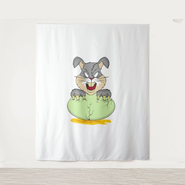 Tapete De Parede Rabbit Halloween (Frente)