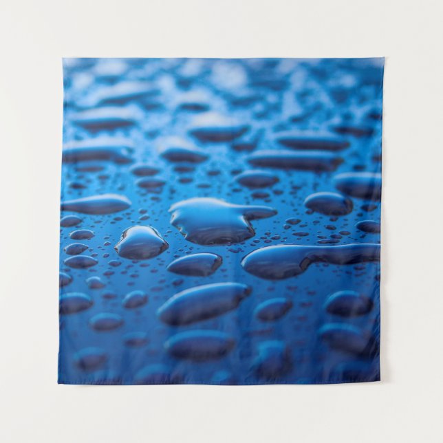 Tapete De Parede Rain rainbeads water raindrops (Frente)
