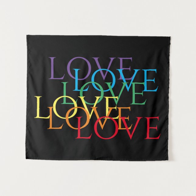 TAPETE DE PAREDE RAINBOW LOVE II TAPERIA (Frente (Horizontal))