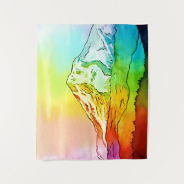 Tapete De Parede Rainbow Watercolor Monte Hood