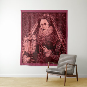 Tapete De Parede Rainha Elizabeth I de rosa
