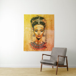 Tapete De Parede Rainha Majestosa do Egito – Arte Neo-Faraônica Mod