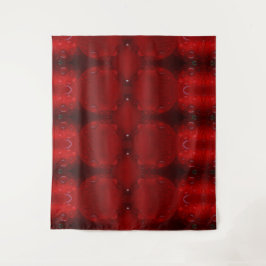 Tapete De Parede Rainy Red Dianthus Ikat 6