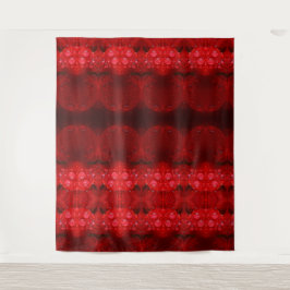 Tapete De Parede Rainy Red Dianthus Ikat Também