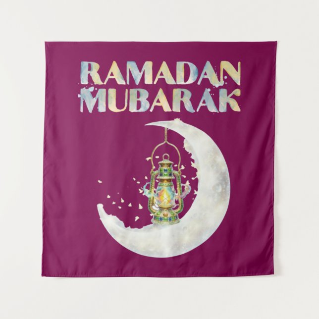 Tapete De Parede Ramadão Mubarak (Frente)