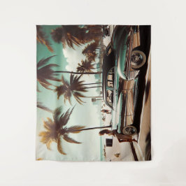 Tapete De Parede Rapariga com Carro