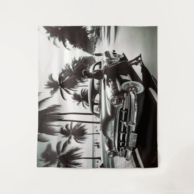 Tapete De Parede Rapariga com Carro (Frente)