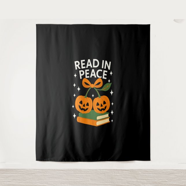 Tapete De Parede Read in Peace Funny Halloween Book (Frente)