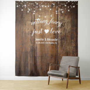 Tapete De Parede Recepção de Casamento Simplesmente Amor