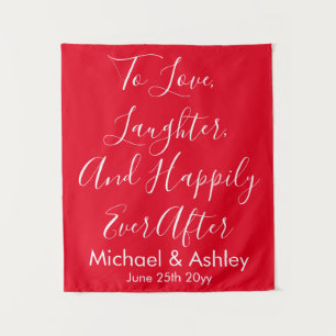 Tapete De Parede Recepção de Prop Vermelha e Branca de Plano de Cas