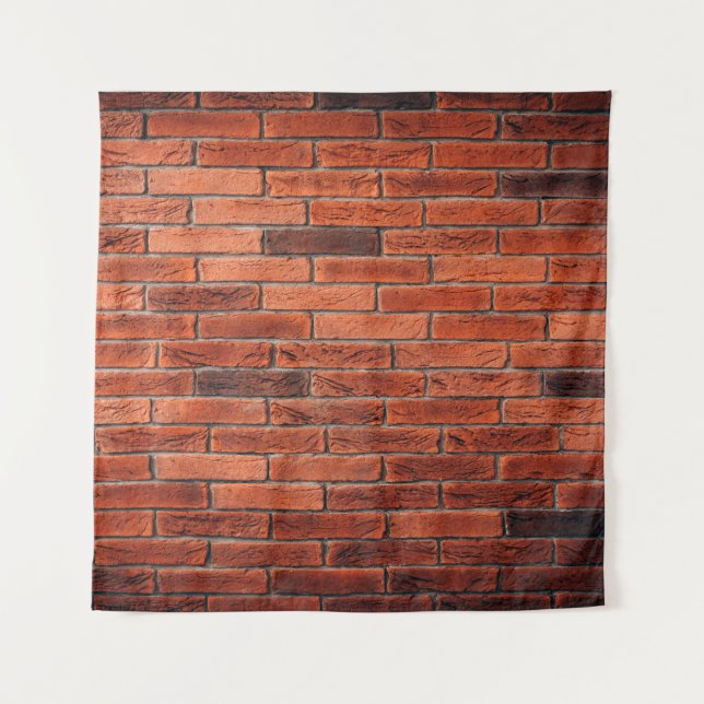 Tapete De Parede Red brick wall texture grunge backgroundbrick,wall (Frente)