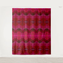 Tapete De Parede Red Dianthus Ikat 5