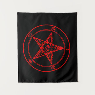 Tapete De Parede Red Satan Tapestry