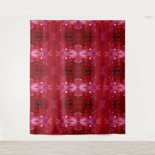 Tapete De Parede Red Snapdragon Ikat