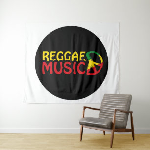 Tapete De Parede Reggae Music - modelo2b-círculo-preto