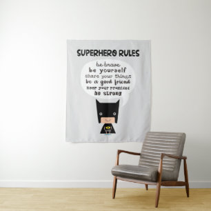 Tapete De Parede Regras de Super-Herói