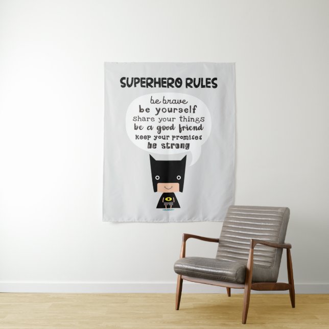 Tapete De Parede Regras de Super-Herói (In Situ)