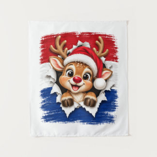 Tapete De Parede Rena de Natal Holandesa