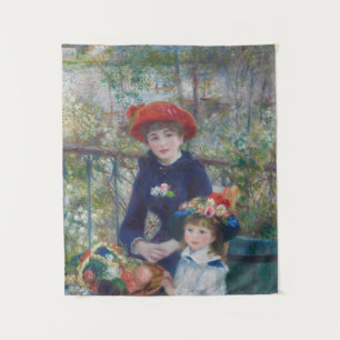 Tapete De Parede Renoir Duas Irmãs Varanda Impressionismo Francês
